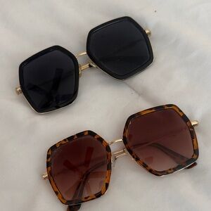 Stylish Black and Tortoiseshell Sunglasses BUNDLE